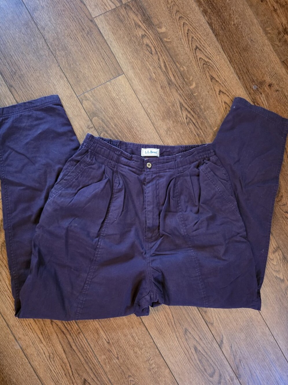L.L. Bean Women's Eggplant Ankle-Length Fleece Pants